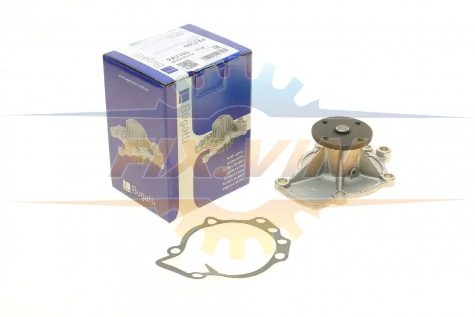 Помпа води Nissan Almera/Primera/Sunny 2.0 16V 90-03 (B/B) (7 лоп) BUGATTI PA7103 (фото 1)