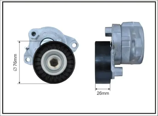 Натяжник паска приводного DB CLK, CLS, C, E, S, Sprinter 230-500 06.04- CAFFARO 110200SP (фото 1)