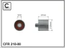 Ролик натяжного механізму ремня ГРМ Audi A4/A6, Seat Exeo/ST, Skoda Superb I, VW Passat 1.8/2.0 01.95-05.10 29x10x27 CAFFARO 218-00 (фото 1)