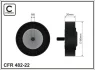 Ролик проміжний поліклинового ремня BMW X3 E83/X5 E70/X6 E71/E72 3.0D 02.07-07.14 80x8x26 CAFFARO 482-22 (фото 1)