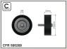 Ролик проміжний поліклинового ремня Mercedes Sprinter 3,5-T 906/3-T 906/4,6-T 906/5-T 906, Mitsubishi Colt VI, Smart Forfour 1.5D/3.5 08.04- 65x8x22 CAFFARO 500268 (фото 1)