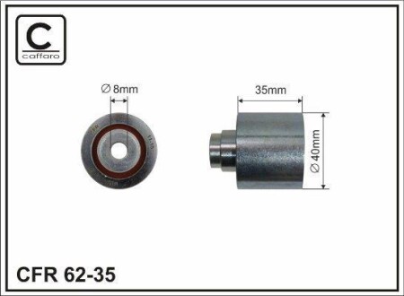 Ролик CFR 40x8x36 CAFFARO 62-35