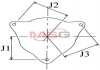 Генератор SMART Fortwo/Roadster/Cabrio/City-coupe "0,6-0,7" 00-07 CARGO 112384 (фото 4)