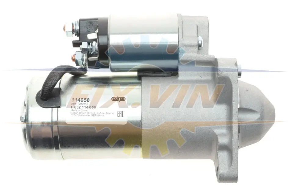 Стартер (12В, 1,7кВт, новий) OPEL ASTRA H, ASTRA H GTC, ASTRA H/KOMBI, ASTRA J, ASTRA J GTC, INSIGNIA A, INSIGNIA A COUNTRY, SIGNUM, VECTRA C, VECTRA C GTS, ZAFIRA B 1.9D/2.0D 04.04- CARGO F 032 114 058 (фото 1)