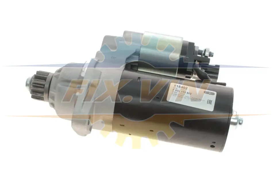 Стартер (12В, 1,8кВт, новий із заставою) MAN TGE AUDI A1, A3, Q2, Q3 SEAT ALHAMBRA, ALTEA XL, IBIZA IV, IBIZA IV SC, LEON, LEON SC, LEON SPORTSTOURER, LEON ST, TARRACO SKODA KAROQ 1.4-2.0D 03.05- CARGO F 032 115 402 (фото 1)