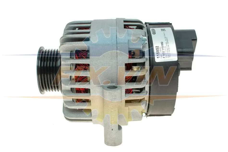 Генератор (14В, 105А, новий) ALFA ROMEO MITO FIAT 500, 500 C, DOBLO, DOBLO, FIORINO, FIORINO/MINIVAN, GRANDE PUNTO, LINEA, PUNTO, PUNTO EVO, PUNTO/HATCHBACK, QUBO LANCIA YPSILON 1.3D 02.06- CARGO F 032 115 852 (фото 1)