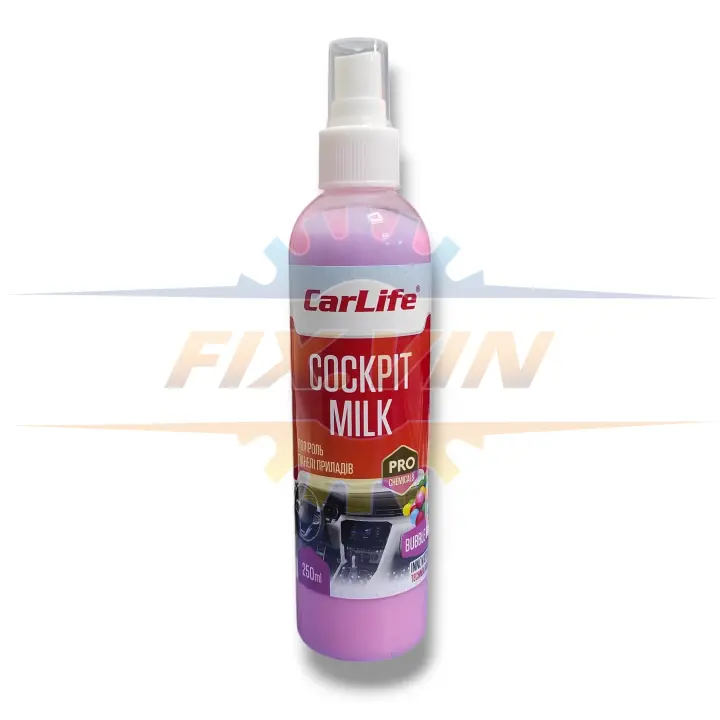 Полироль панели приборов Cockpit Cleaner 250мл бабл гам CARLIFE CarLife CF025 (фото 1)