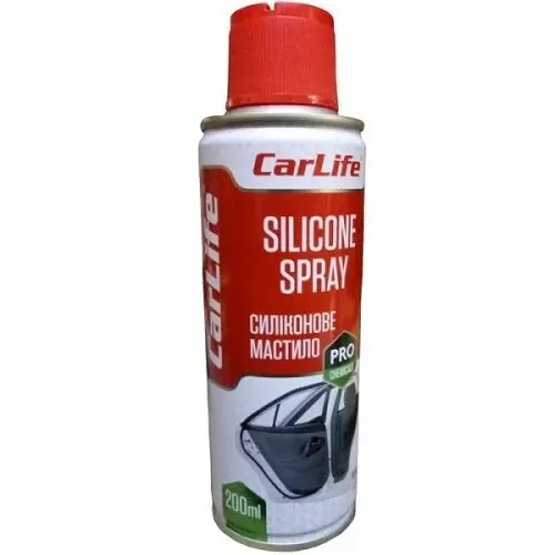 Силіконова змазка Carlife Silicone Spray, 200ml CarLife CF200 (фото 1)