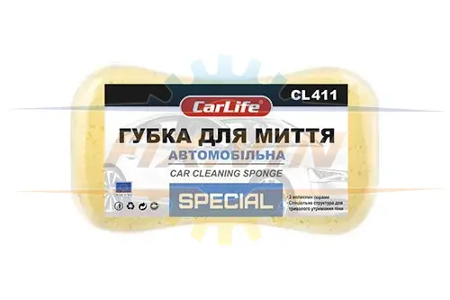 Губка для мытья автомобиля 220*120*60 SPECIAL CARLIFE CarLife CL-411 (фото 1)