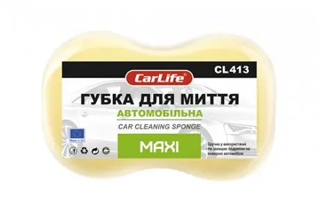 Губка для мытья автомобиля 240*160*70 MAXI CARLIFE CarLife CL-413