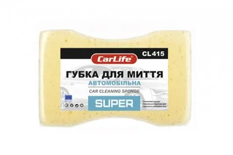 Губка для мытья автомобиля 200*130*70 SUPER CARLIFE CarLife CL-415