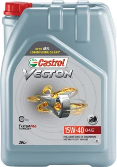 Олива моторна Vecton 15W-40 CI-4/E7 20л CASTROL 15B9C5