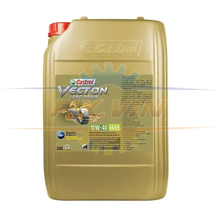 Олива моторна Vecton Long Drain 10W-40 E6/E9 20л CASTROL 15B9D1 (фото 1)