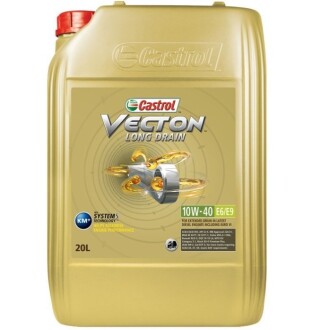 Олива моторна Vecton Long Drain 10W-40 E6/E9 20л CASTROL 15B9D1