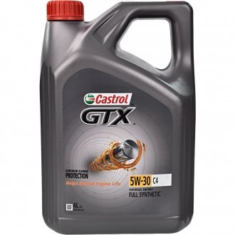 Масло моторное GTX 5W-30 C4 4л CASTROL 15C8AD