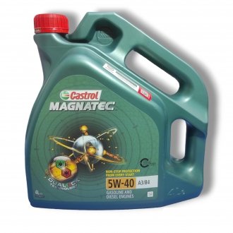 Масло моторное Magnatec 5W-40 A3/В4 4л CASTROL 15C9D1 (фото 1)