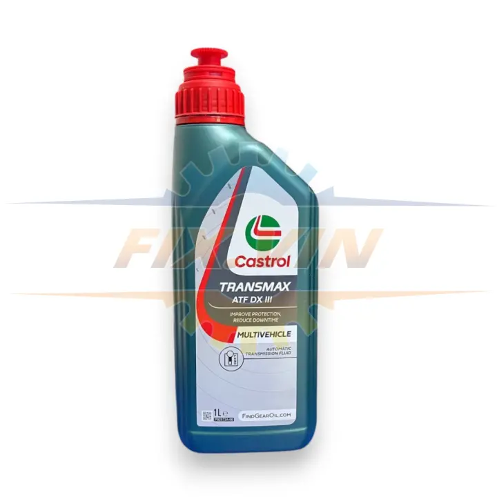 Олива трансмісійна Transmax ATF Dex III Multivehicle 1л CASTROL 15D675 (фото 1)