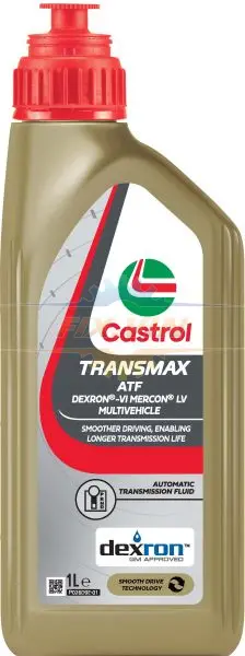 Олива трансмісійна Transmax ATF Dextron VI Mercon LV Multivehicle 1л CASTROL 15D73A (фото 1)