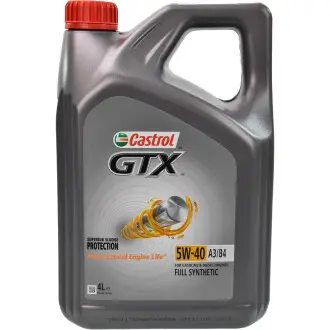 Олива моторна GTX 5W-40 A3/B4 4л CASTROL 15E62C