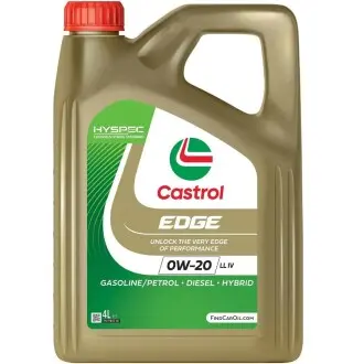 Олива моторна Edge LL IV 0W-20 4л CASTROL 15F612 (фото 1)