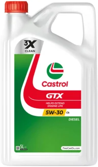 Олива моторна GTX Diesel 5W-30 C4 5л CASTROL 15F64F