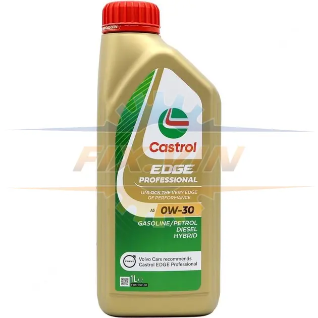Олива моторна Edge Professional A5 0W-30 Volvo 1л CASTROL 15F6B2 (фото 1)