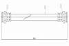 CAVO FIAT Шланг тормозной передн. ALFA 164 -98 Cavo C800601A (фото 1)