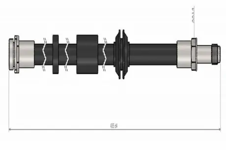 Шланг тормозной передній Cavo C900 505A