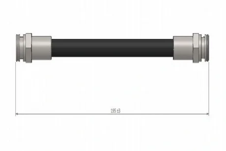 Шланг тормозн. передн.прав. CHEVROLET Lacetti 1.4-2.0 03.05- Cavo C900508A