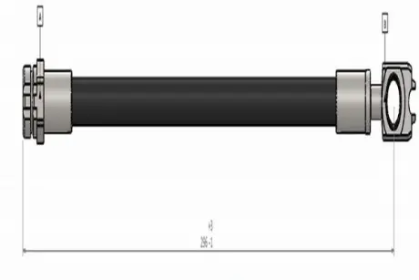 Шланг гальмівний задній Cavo C900 618A