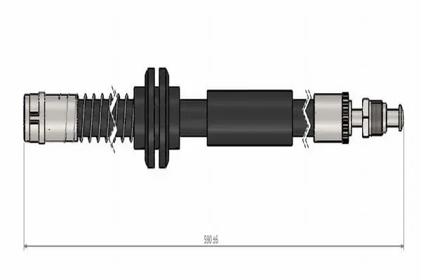 CAVO VW гальмівний шланг передній AMAROK 2.0 TDI 10- Cavo C900624A (фото 1)