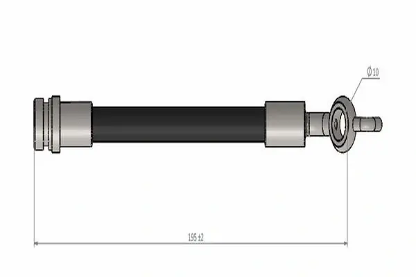 CAVO TOYOTA шланг гальм. задн. CORALLA, AURIS, VERSO 07- Cavo C900955A (фото 1)