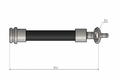 CAVO TOYOTA шланг гальм. задн. CORALLA, AURIS, VERSO 07- Cavo C900955A