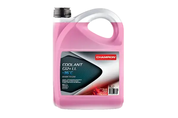 COOLANT G12+ LL -36°C 5L(х4) - NEW CHAMPION 1052669 (фото 1)