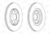 CITROEN Диск тормозной передн.Xantia,Xsara,Peugeot 306 93- CHAMPION 561705CH (фото 2)