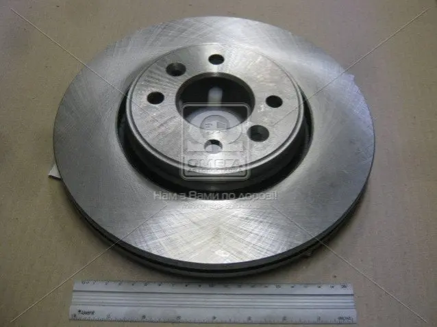 Диск тормозной передний (кратно 2шт.) RENAULT MEGANE I (BA0/1_) 95-04, MEGANE II (BM0/1_, CM0/1_) 01-12 CHAMPION 562103CH (фото 1)