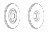Диск гальмівний передній (кратно 2) Citroen C4 Grand Picasso I (UA_) (06-13), C4 I (LC_) (04-14) CHAMPION 562267CH (фото 2)