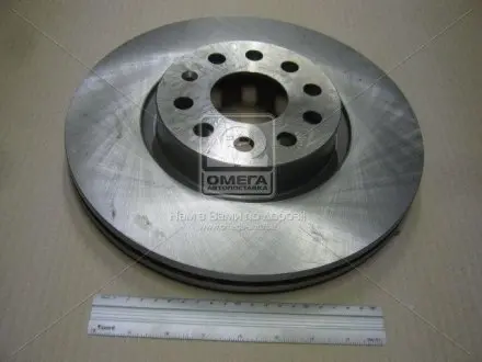 Диск гальмівний передній (кратно 2) VW CADDY III MPV (2KB, 2KJ, 2CB, 2CJ) 04-15  CHAMPION 562387CH