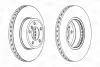 Диск гальмівний передній Bmw 5 (E60) (01-10), 5 Touring (E61) (04-10) CHAMPION 562397CH-1 (фото 2)