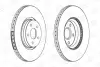 Диск гальмівний передній (кратно 2) Ford C-Max (07-)/Volvo S40 II, V40 CHAMPION 562434CH-1 (фото 2)