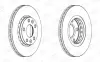 Диск тормозной передний (кртано 2) Renault Duster (11-), Fluence (10-), Megane (CHAMPION 562529CH (фото 2)