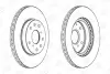 Диск тормозной передний (кратно 2шт.) Fiat Sedici (06-14)/Suzuki SX4 (06-), Vitara (LY) (15-) CHAMPION 562534CH (фото 2)