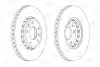 Диск тормозной передний (кртано 2) Renault Megane III, Scenic III, Fluence (10-) CHAMPION 562595CH (фото 2)