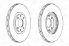 Диск тормозной передний (кратно 2шт.) CITROEN C4 I (06-), DS5 (11-15)/PEUGEOT 2008 II (UD_, US_, UY_, UK_) (19-) CHAMPION 562641CH (фото 2)