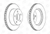 JEEP Диск тормозной передний Cherokee,Grand Cherokee,Wrangler 84-07 CHAMPION 562802CH (фото 2)