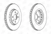Гальмівний диск перед. Kangoo 1.5/1.9dCi/1.6i 01- (4x4)/Megane II/ScenicII (280x24) компл. 2шт CHAMPION 562959CH (фото 2)