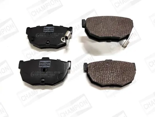 Колодки тормозные дисковые задние HYUNDAI COUPE I (RD) 96-02, COUPE II (GK) 01-12 CHAMPION 572127CH (фото 1)
