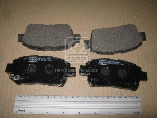 Гальмівні колодки пер. Toyota Yaris/Prius 99-05 (akebono) CHAMPION 572405CH (фото 1)