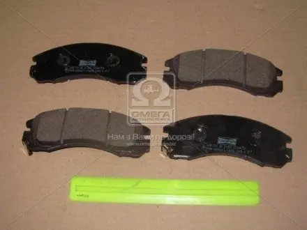 Колодки гальмівні дискові передні Citroen C-CROSSER (VU_, VV_) 07-, C-CROSSER ENTERPRISE (VU_, VV_) 09-|MITSUBISHI ECLIPSE Con  CHAMPION 572447CH