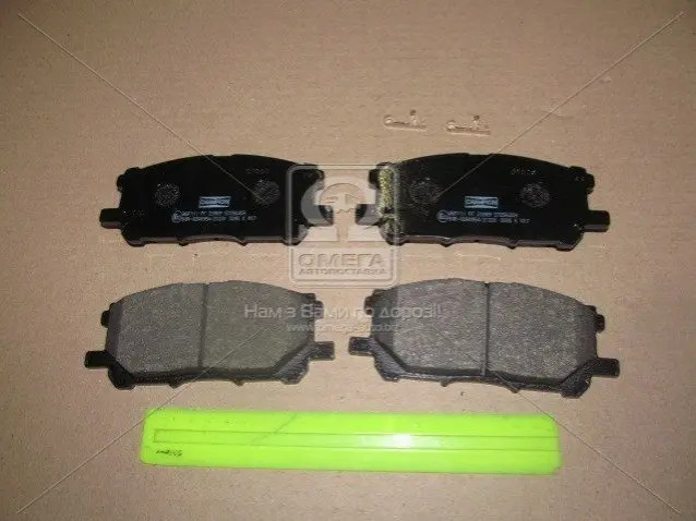Колодки тормозные дисковые передние Lexus RX300 CHAMPION 572562CH (фото 1)